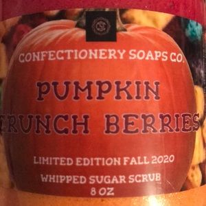 *NEW* Pumpkin crunch berries whipped sugar scrub
